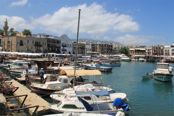 Северный Кипр - морской порт Кирения